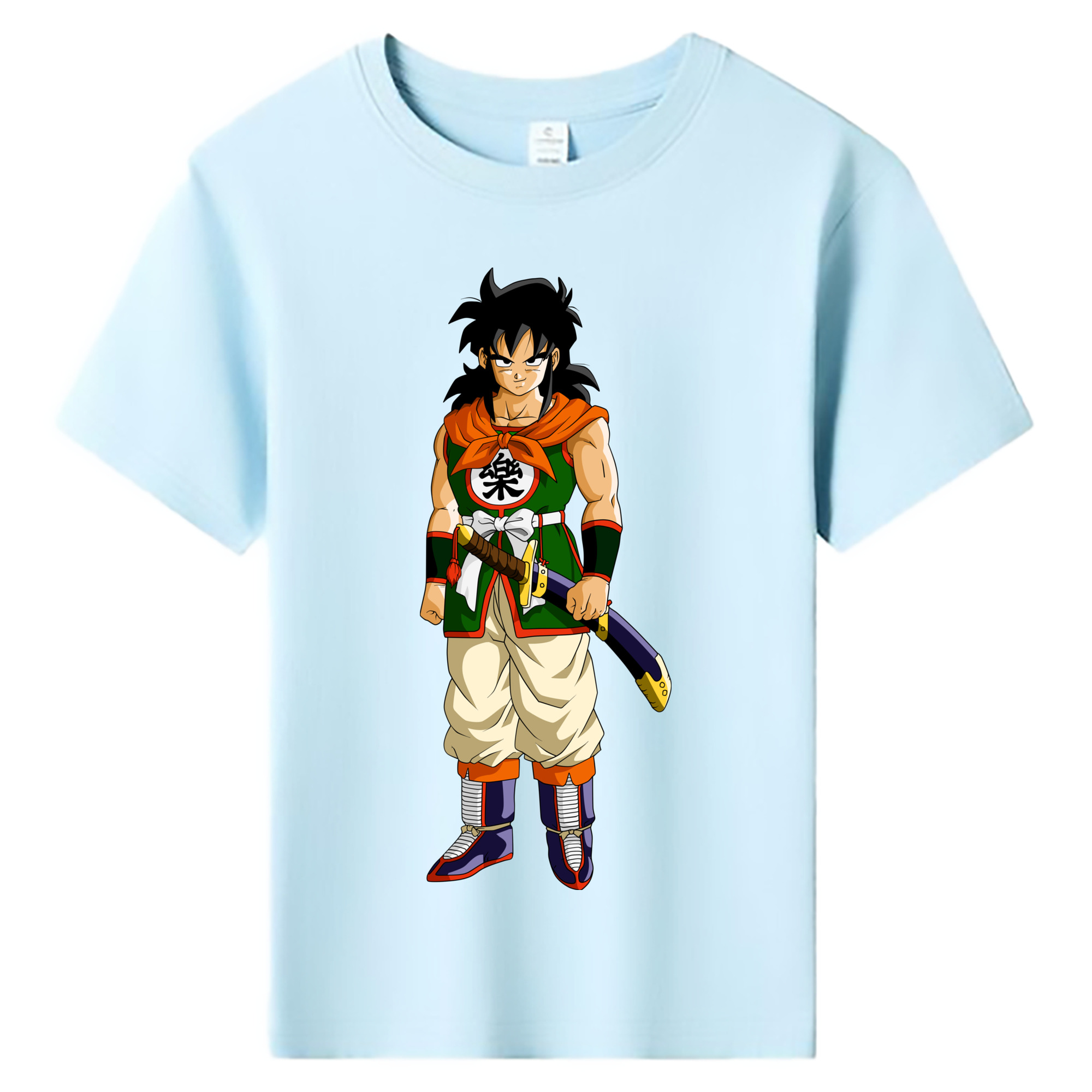 （画像用） ドラゴンボール ヤムチャ DRAGON BALL Yamcha 綿100％キッズTシャツ（フロントプリント）